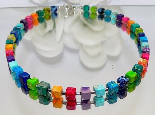 Halskette edelstein schmuck - halskette,